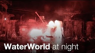 WaterWorld at Night  Universal Studios Hollywood [upl. by Ethbun]