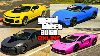 TOP 5 FASTEST CARS IN GTA ONLINE UPDATED AUGUST 2024 [upl. by Nivonod930]