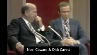 Noel Coward talks to Dick Cavett US ABC TV quotThe Dick Cavett Showquot 1970  audio recording [upl. by Asamot]