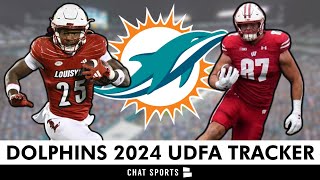 Dolphins UDFA Tracker Here Are All The UDFAs The Dolphins Signed After The 2024 NFL Draft [upl. by Yeltihw]