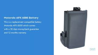 Motorola APX 6000 Battery [upl. by Sila328]