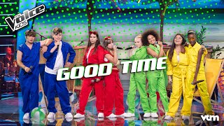 Finalisten  Good Time  Finale  The Voice Kids  VTM [upl. by Attaynek465]