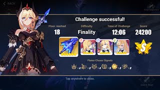 Honkai Impact 3 Elysian Realm Finality Palatinus Equinox S0 Full Run v62 2nd Phase [upl. by Nortyad]