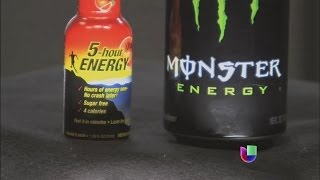 Riesgos de las bebidas energéticas  Noticiero Univisión [upl. by Onabru602]