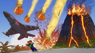 Realistic Volcano Eruption Destruction with Ragdolls 😱 Teardown Movie [upl. by Bertilla74]