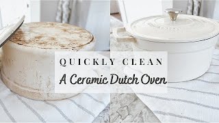 Tips for cleaning your dutch oven  The Fast Way [upl. by Niroht]