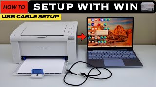 Pantum P2507W Setup Windows Laptop With USB Cable [upl. by Hadley]