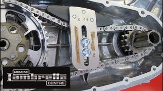 Casa Performance X44 Lambretta OTT Top Chain Guide fitting video guide [upl. by Carissa336]