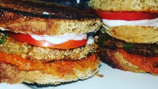 Burger king se bhi achha burger ab ghar main banaiye home made burgerbread burger recipe [upl. by Ecnedurp]