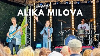 Alika Milova sings quotWRONGquot song [upl. by Eladnwahs548]