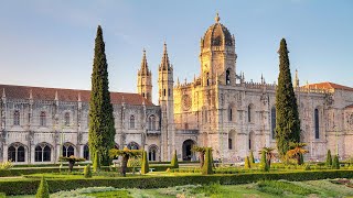 Mosteiro dos Jerónimos amp Padrão dos Descobrimentos  Belém Lisboa  Drone 4K [upl. by Ayr629]