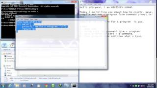 C program through cmd [upl. by Bille948]
