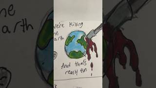 Dear 2045😭🩵💚🌏earth art animation trending hope song [upl. by Dru]