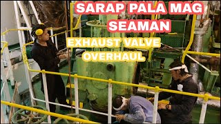 EXHAUST VALVE ASSEMBLE AND OVERHAUL MAN BampW ENGINE PART 2 [upl. by Ennazzus]