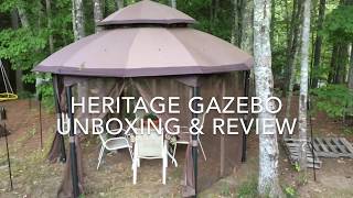 Heritage Hexagon Gazebo Unboxing And Review [upl. by Lotti]