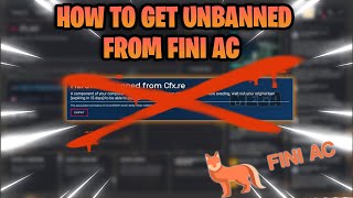 How To Get UNBANNED From Fini AC FiveM  Global Ban  All Servers [upl. by Enirahtak]