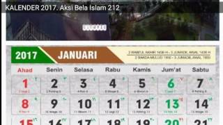 KALENDER 2017 quotAL QURAN IMAM KAMIquot [upl. by Garnet]