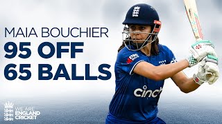 💥 Power Hitting  Maia Bouchier Smacks 9️⃣5️⃣ off 6️⃣5️⃣  England Women v Sri Lanka 2023 [upl. by Lowell]