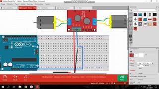 Fritzing l298n [upl. by Anec447]