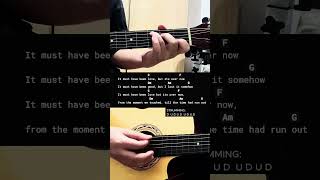 It Must Have Been Love  Roxette  Easy Guitar Chords Tutorial For Beginners guitarlesson [upl. by Nauqal]