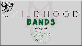 Childhood BANDS Music Playlist w Lyrics Part 1 Boys like Girls Faber Drive FM Static [upl. by Vahe582]