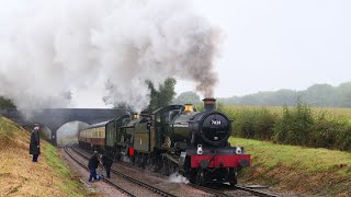 7828 Odney Manor visits Great Central Railway Gala Western Double Timeline Events Charter [upl. by Gurney]