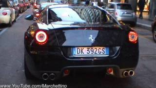 Ferrari 599 GTB Exhaust Sound Revving [upl. by Mcquoid44]