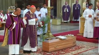 Messe dobsèques du cardinal Etchegaray [upl. by Terra]