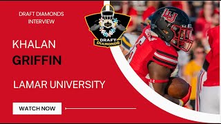 Khalan Griffin RB Lamar University  2025 NFL Draft Prospect Zoom Interview [upl. by Aylmer]