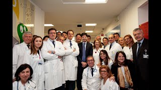 Il Ministro Roberto Speranza inaugura il reparto di oncologia pediatrica del Policlinico Gemelli [upl. by Faletti597]