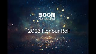 BCCM 2023 Honour Roll Inductees [upl. by Annoid]