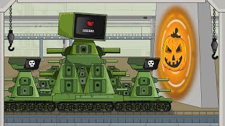 quotKV44 TVman going to the Halloween Worldquot Cartoons about tanks [upl. by Nylaroc]