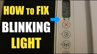 How To Fix HP Printer BLINKINGFLASHING Light [upl. by Adev155]