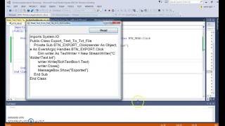 VBNET  How To Read Text From Text File InTo RichTextBox Using Visual Basic Net with source code [upl. by Einattirb]