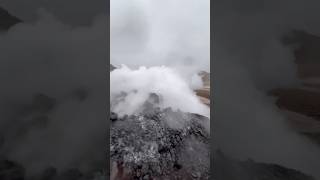 Geothermal Hydrothermal vent near Grindavík Iceland  Dec 8 2024 [upl. by Kazue]