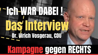 🔥 Dr Ulrich Vosgerau  Das Interview 💥 [upl. by Swetiana725]