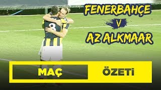 Maç Özeti Fenerbahçe 32 AZ Alkmaar [upl. by Zerep]