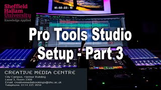 Pro Tools Studio Setup Part 3 [upl. by Kazue562]