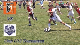 Murray JS vs Wasatch JS  U12 Tournament Soccer [upl. by Anilad]