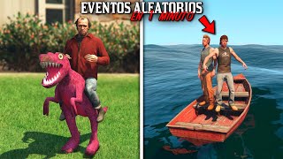 Eventos Aleatorios Poco Conocidos de GTA 5 en 1 Minuto [upl. by Durer]