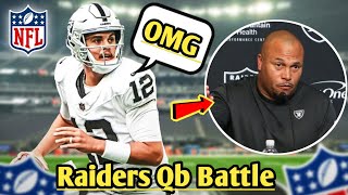 🔴 What Is Antonio Pierce Going To Do With Aidan O’Connell amp Minshew  Raiders OVERREACTION Sunday [upl. by Aihselef]