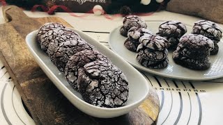 schokokekse schoko Wölkchen weihnachtskekse saftige schokokekse selber backen schokowölkchen [upl. by Lindon21]