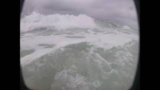 going for a swim in extremely angry Seas [upl. by Aunson]