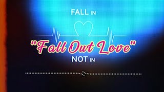 Fall Out Love  Chriz Chan X MCyril Official Lyric Visualizer Prod By FliptunesMusic [upl. by Iliam]