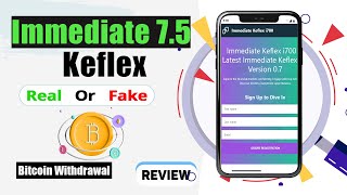 Immediate 75 Keflex Real or Fake Immediate 75 Keflex Review  Scam or Legit  Keflex i700 Bitcoin [upl. by Corwun41]