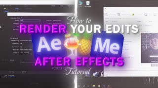 How to RENDER EDITS  After Effects  Handbrake TUTORIAL [upl. by Yahsed]