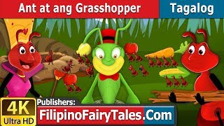 Ant at ang Grasshopper  Ant And The Grasshopper in Filipino  FilipinoFairyTales [upl. by Yesrod]