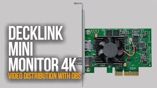 ATEM Mini Pro Video Distribution with the Decklink Mini Monitor 4K [upl. by Aknayirp]