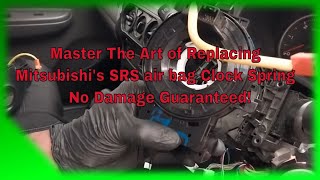 How to Repair Mitsubishi SRS Air bag warning light Triton air bag warning light [upl. by Panthia]