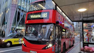 Full Route Visual Route 185 Lewisham Station  Victoria [upl. by Nalhsa]